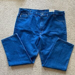 Carhartt NWT Jeans Mens 48x30 Blue B18 DST Denim Traditional Fit Tapered Leg NEW